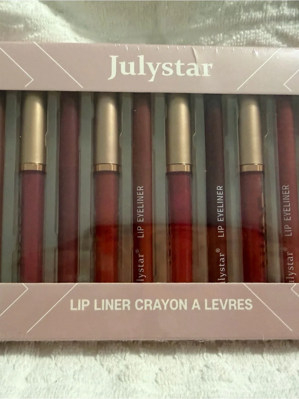 Women’s Lip Liner Crayon Set — Red & Pink Shades